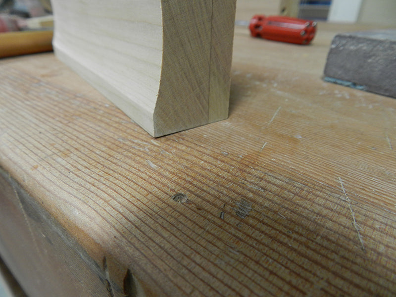 3/8 inch shoulder at base of bookcase foot