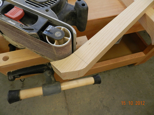 DIY_furniture_leg_design_shaped_with_belt_sander
