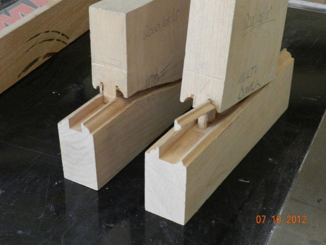 Workbench build photo 19 - destructive joint testing