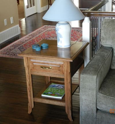 Dowelmax Precision Engineered Dowel Jig Systems and Router Lifts Gallery end table project finished