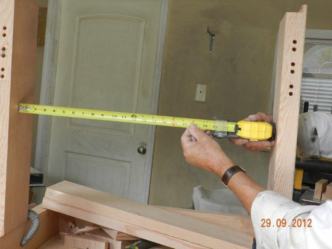 How to build the workbench lower transverse rails