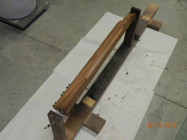 Hall_table_leg_stain_finish