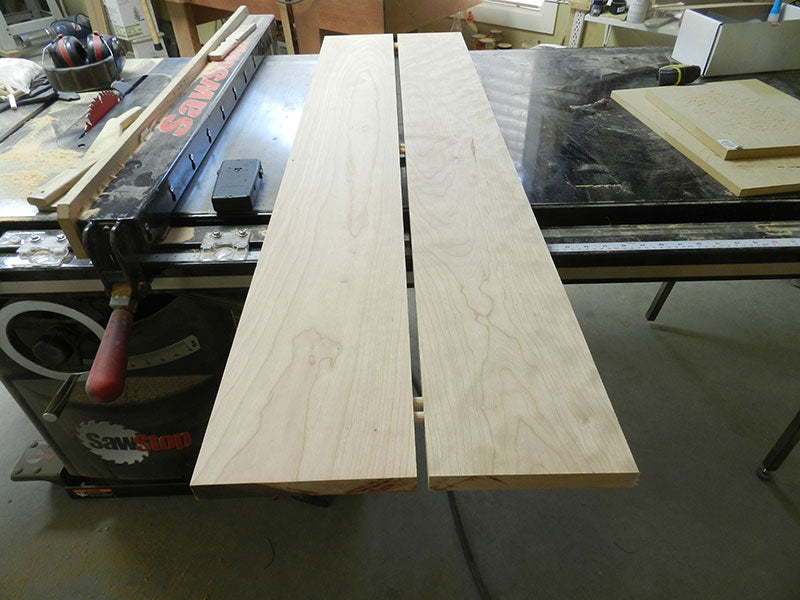 Book case top plate multiple dowel joint dry fitted