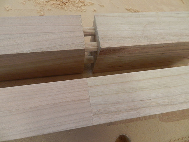 DIY bed leg joint