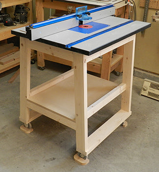100% Dowel construction router table built in article