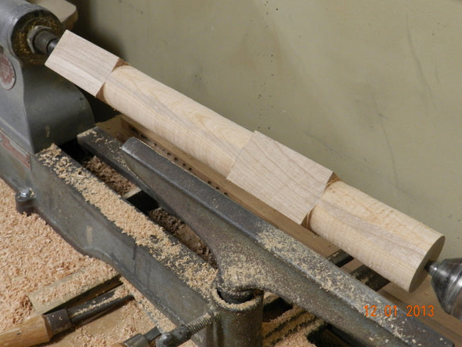 gouge_cylindrical_sections_of_turned_chair_leg